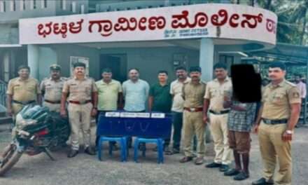 Arrested/ ದೇವಸ್ಥಾನ ಕಳ್ಳತನ ಪ್ರಕರಣ. 24 ಗಂಟೆಯೊಳಗೆ ಆರೋಪಿತನ ಬಂಧಿಸಿದ ಭಟ್ಕಳ ಪೊಲೀಸರು.